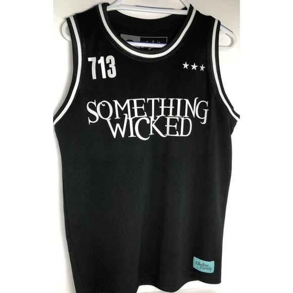 Electric Family Shirt Black Muscle Something Wicked 113 Size S See Pix EDM Music - Picture 1 of 10